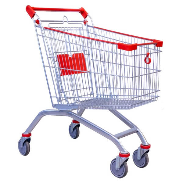 S-MM-003 125lt Metal Market Arabası Bebek Setli